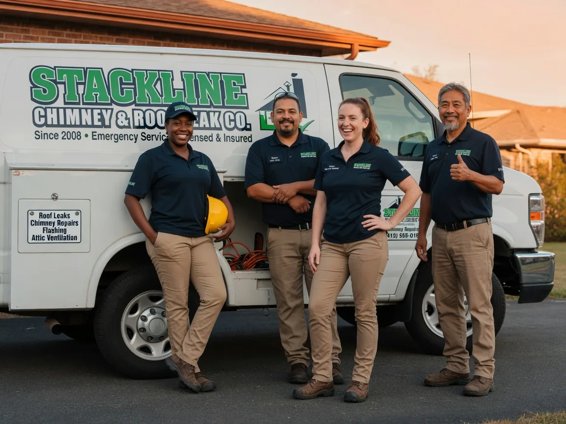 Chimney flashing repair company in Grove City, OH